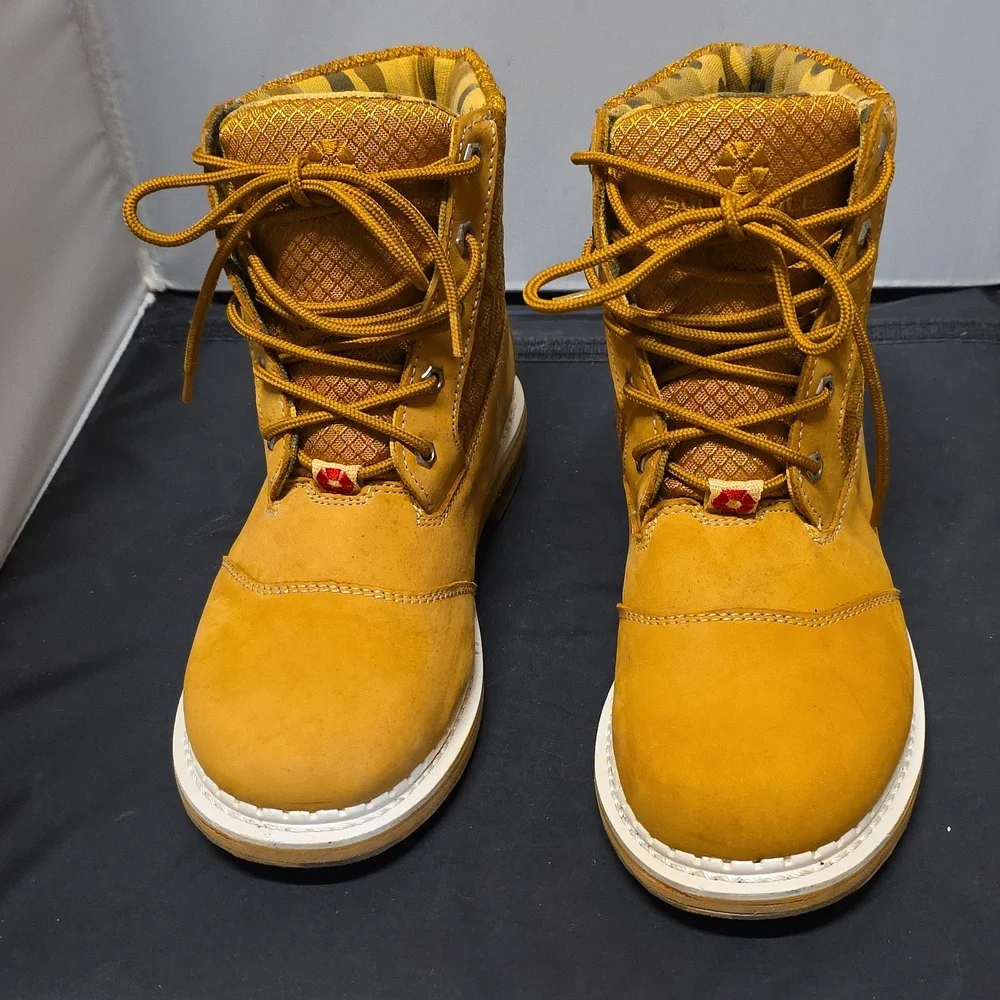 South Pole Tan Suede Boys Or Womens Boots Boys Size 5 / Womens Size 6.5 - Picture 6 of 14